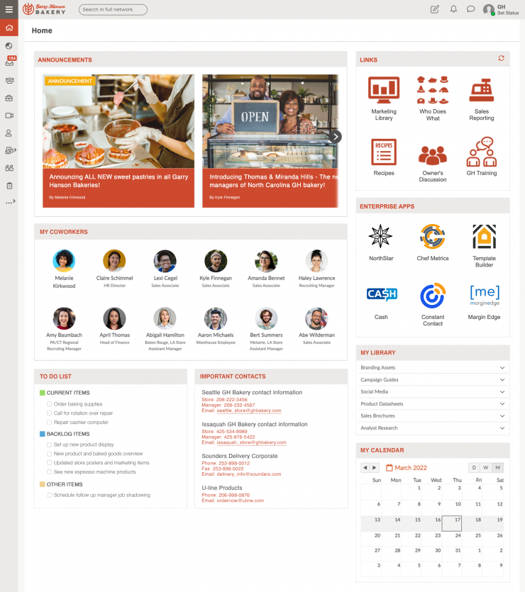 Intranet Design Examples To Inspire Your Work Hub Mangoapps Blog