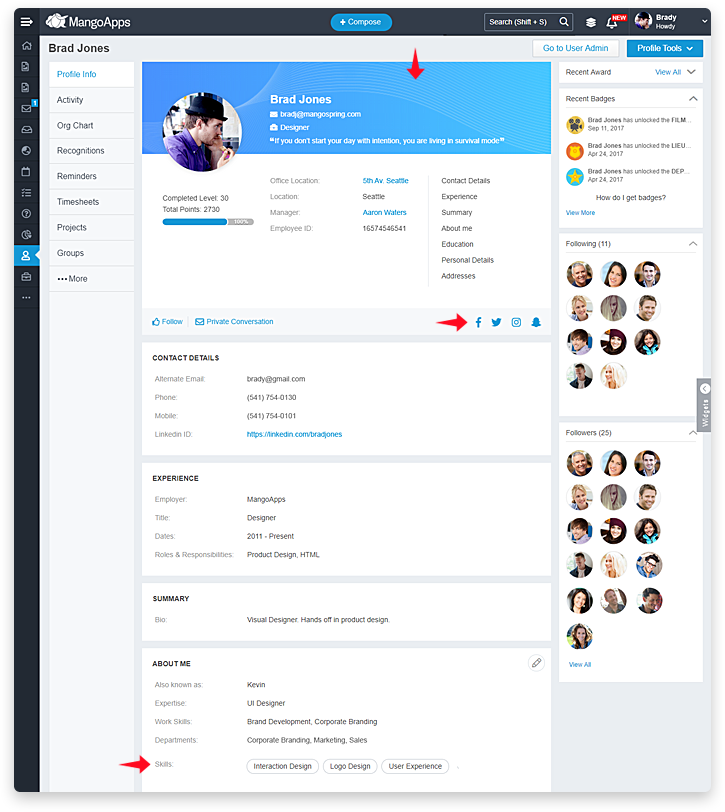 Connect Your Workforce with employee profiles