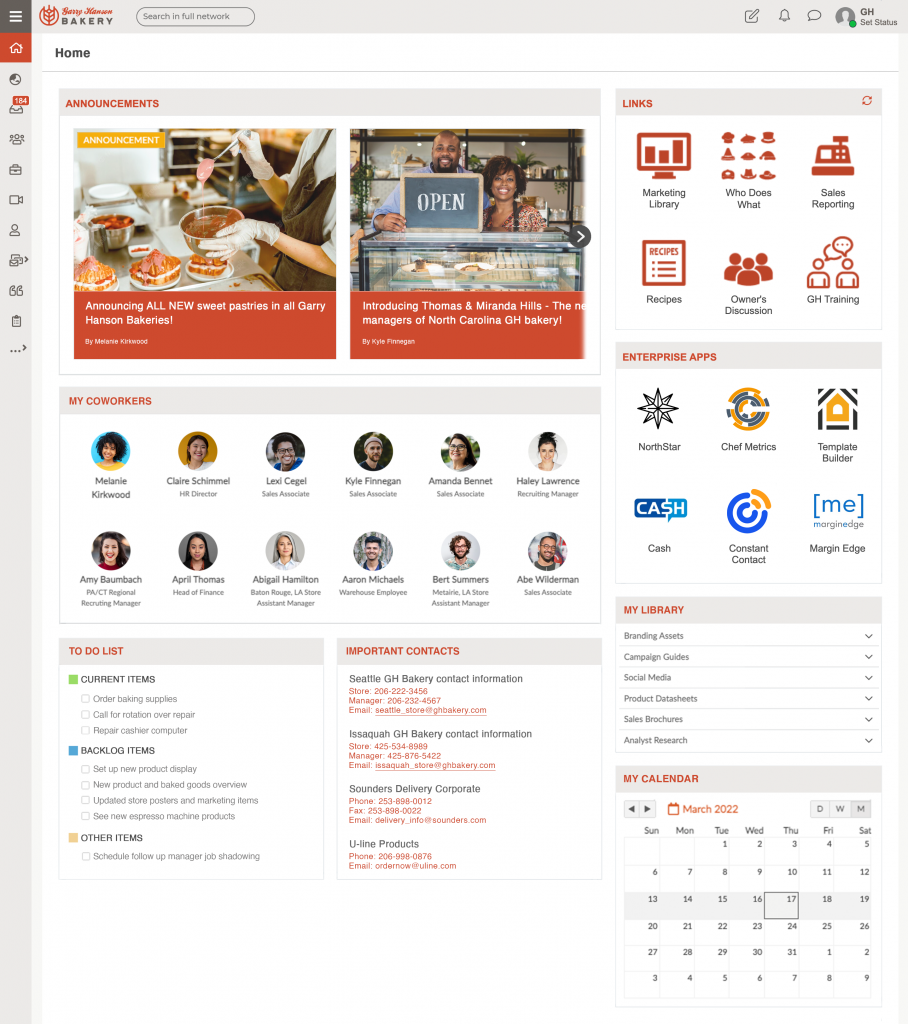 16 Intranet Design Examples To Inspire Your Work Hub - MangoApps Blog