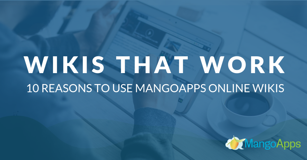 MangoApps Online Wikis