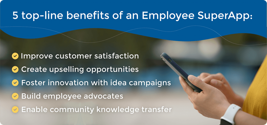 5 top-line benefits of employee superapp