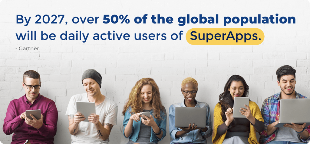 50% of population will be using Superapps