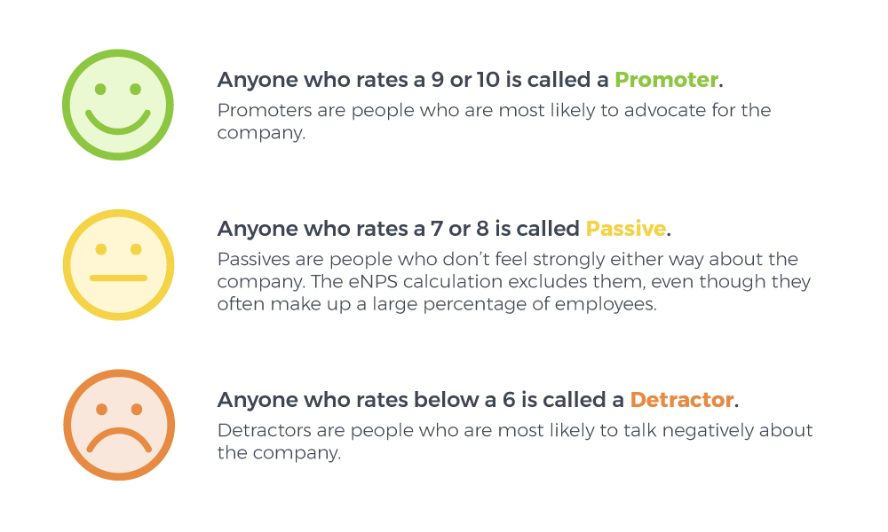 Promoter, Passive, and Detractor visual explanation